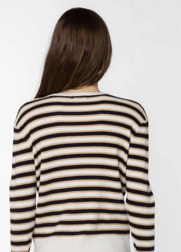 VH Brown/Black Stripe Swt