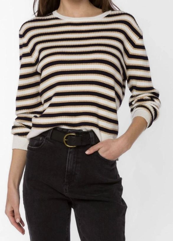 VH Brown/Black Stripe Swt