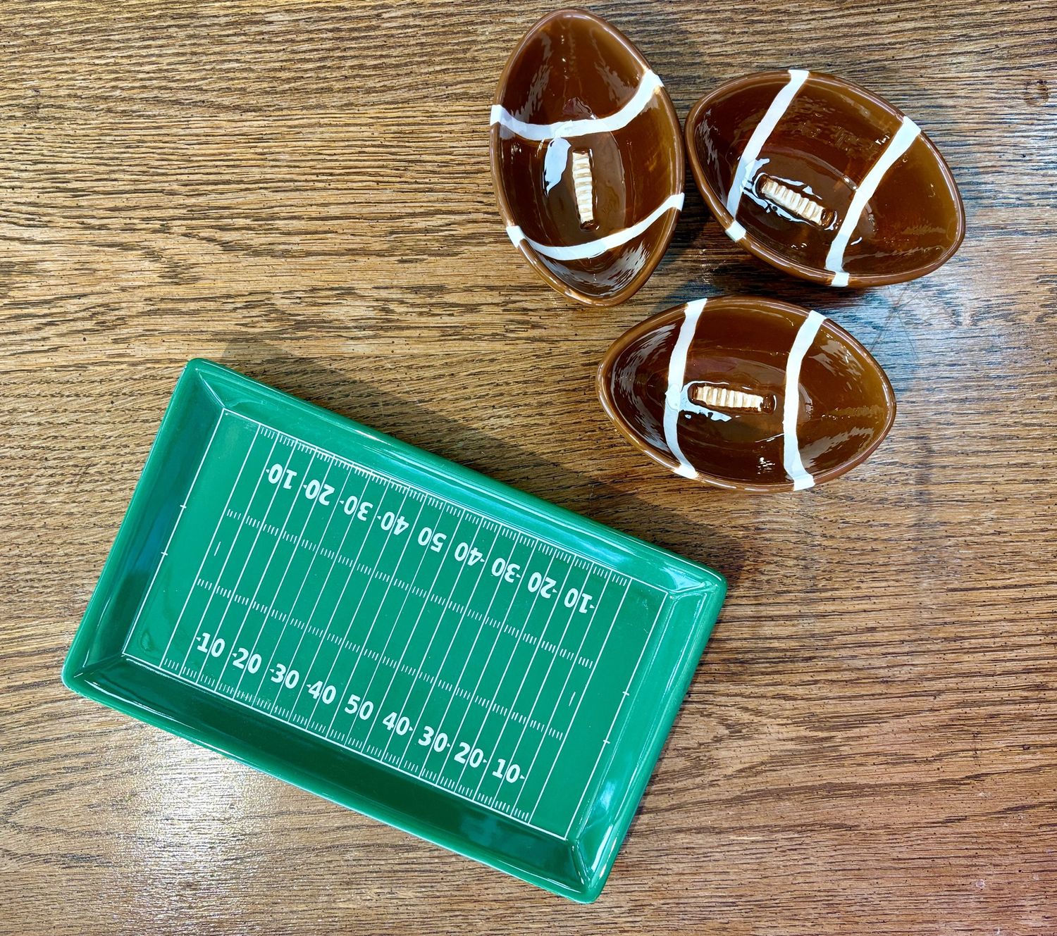 BI Football Condiment Tray