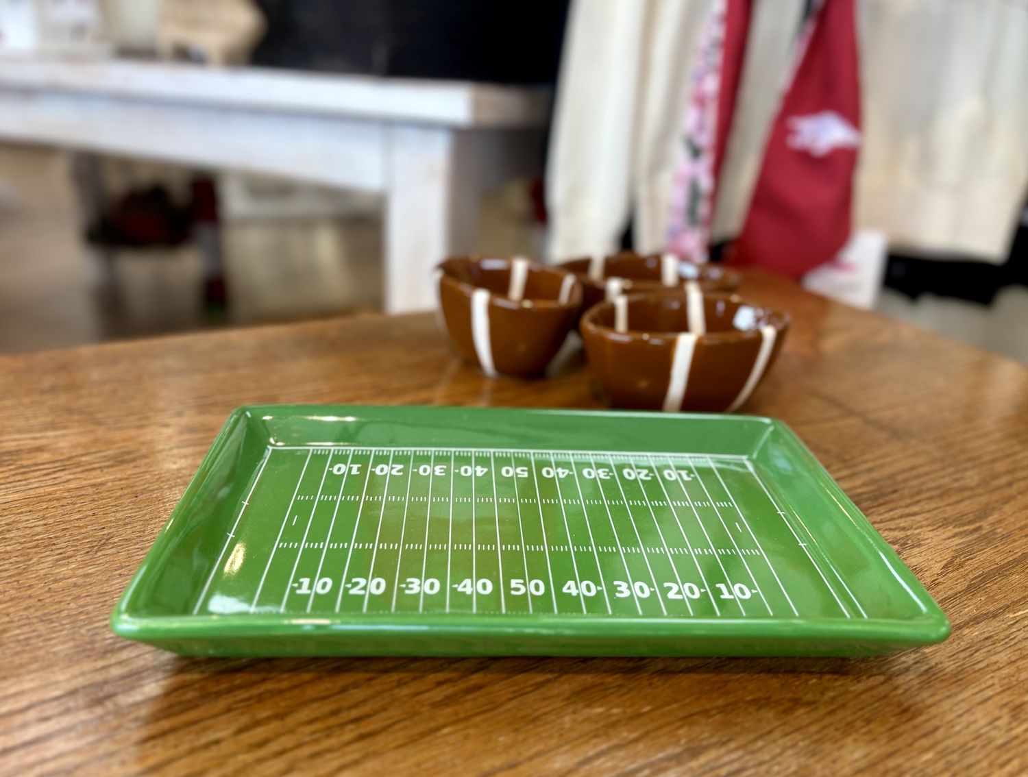 BI Football Condiment Tray