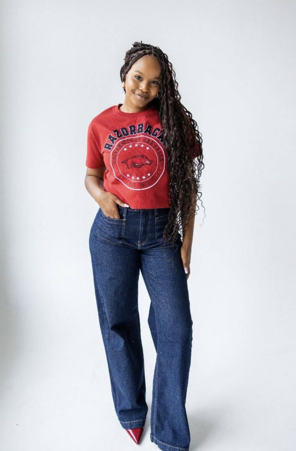 GDS Red Crop Razorback Tee