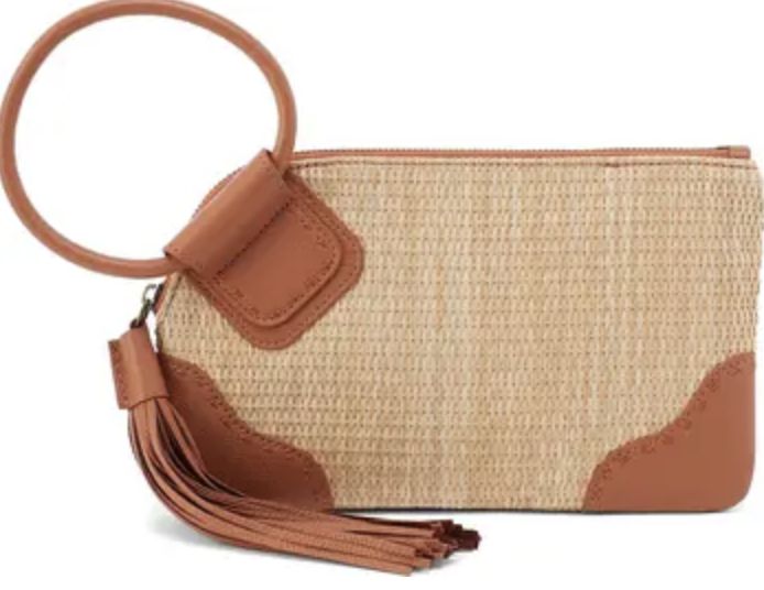 Hobo Sable Wristlet Natural Straw