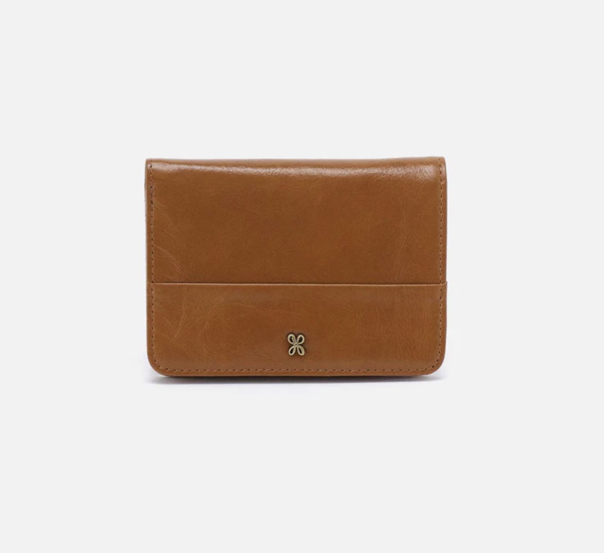 Hobo Jill Bifold Wallet, Option 1: Truffle