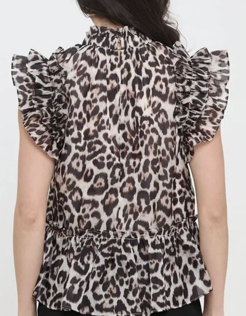 MMIS Gold Ruffle Top MD