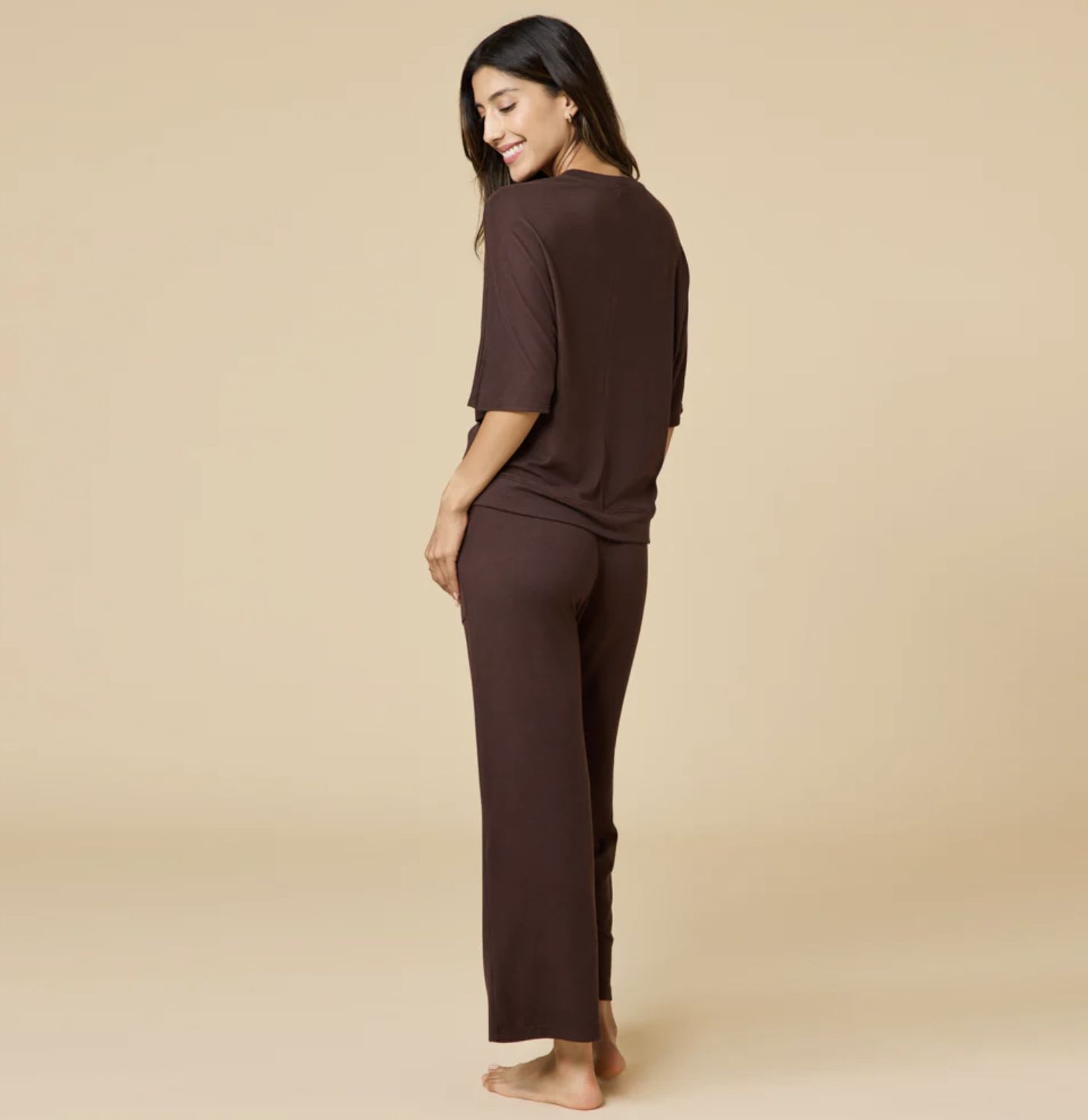 Softies Dream Relaxed VNeck Capri Set