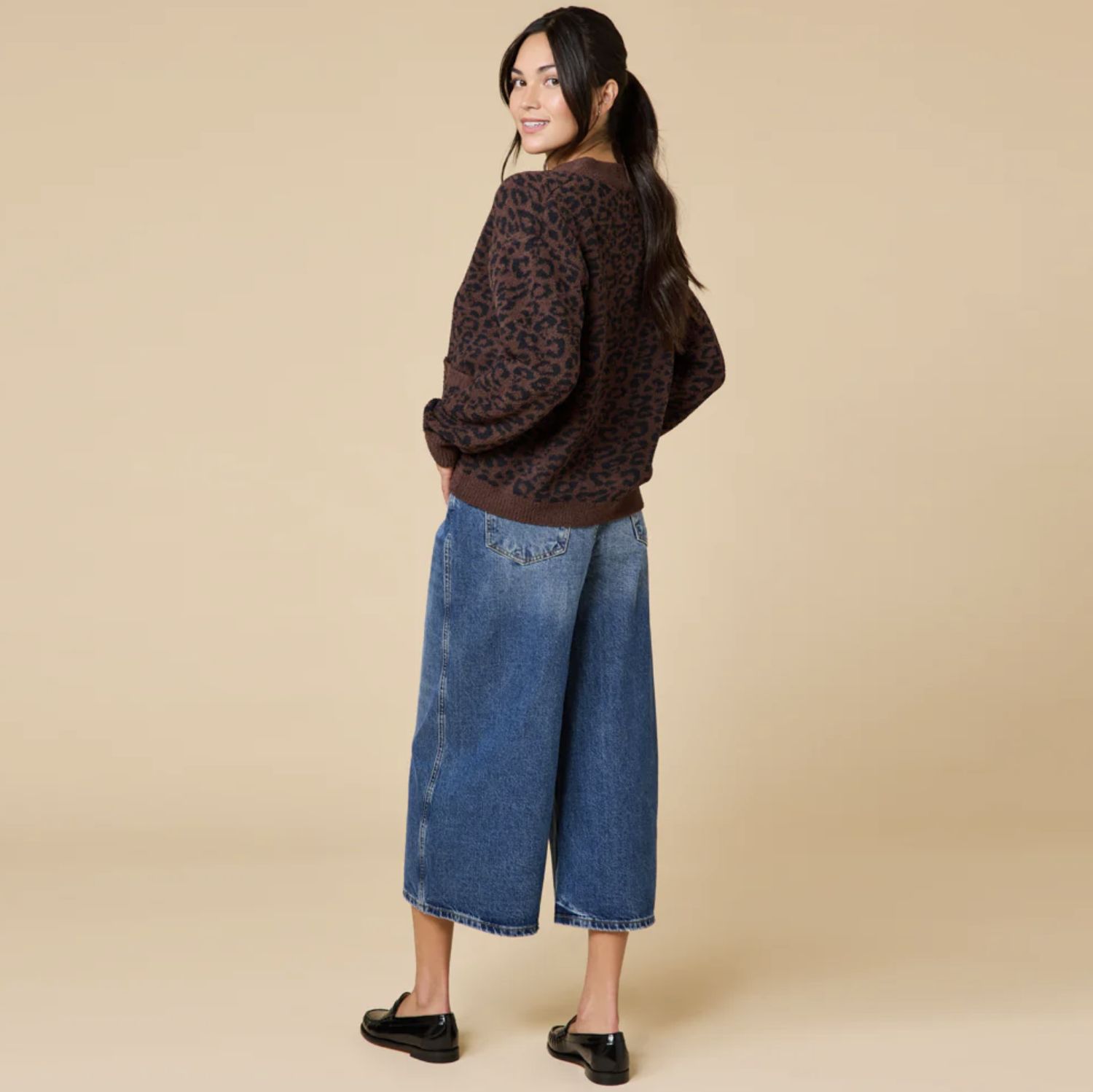 Softies Leopard Marshmallow Cardigan