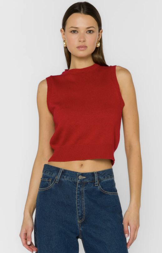VH Red Vest W/Collar