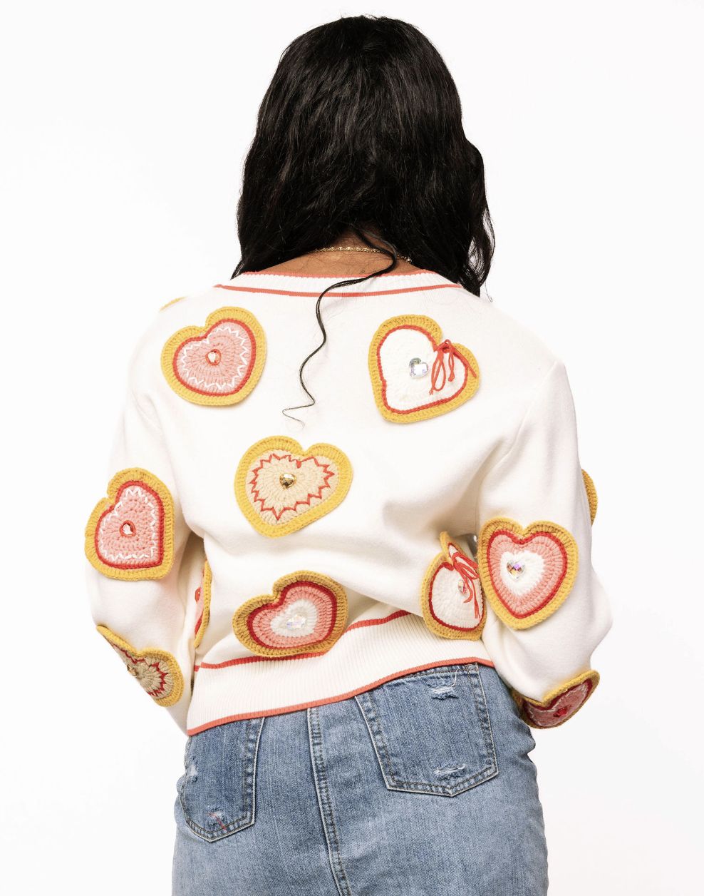 QOS Valentine's Knit Cardi