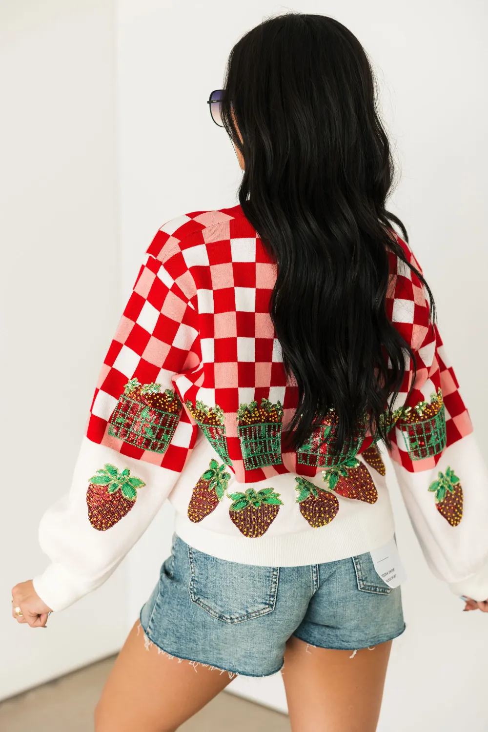 QOS Strawberry Cardigan