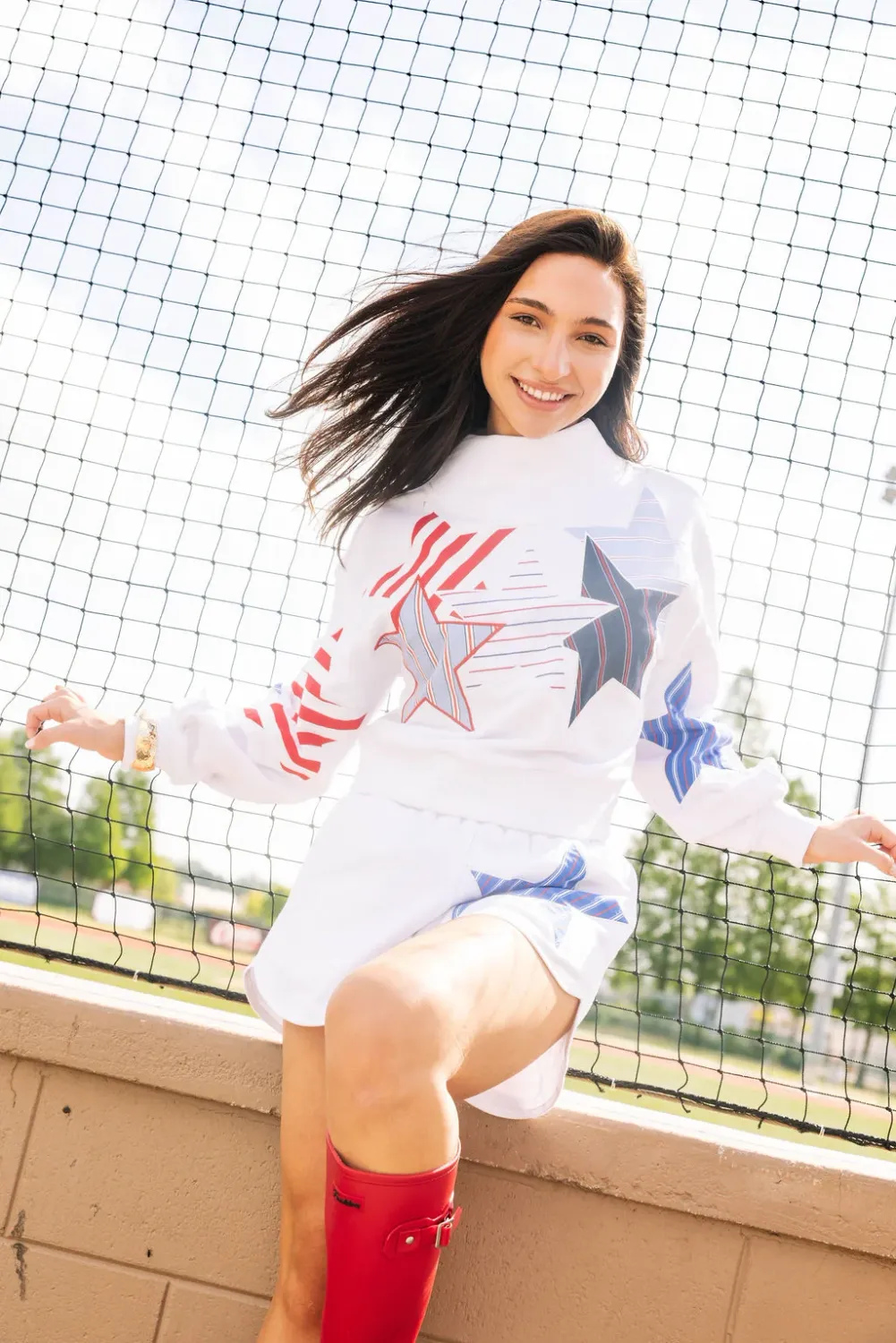 QOS Star Mock Neck