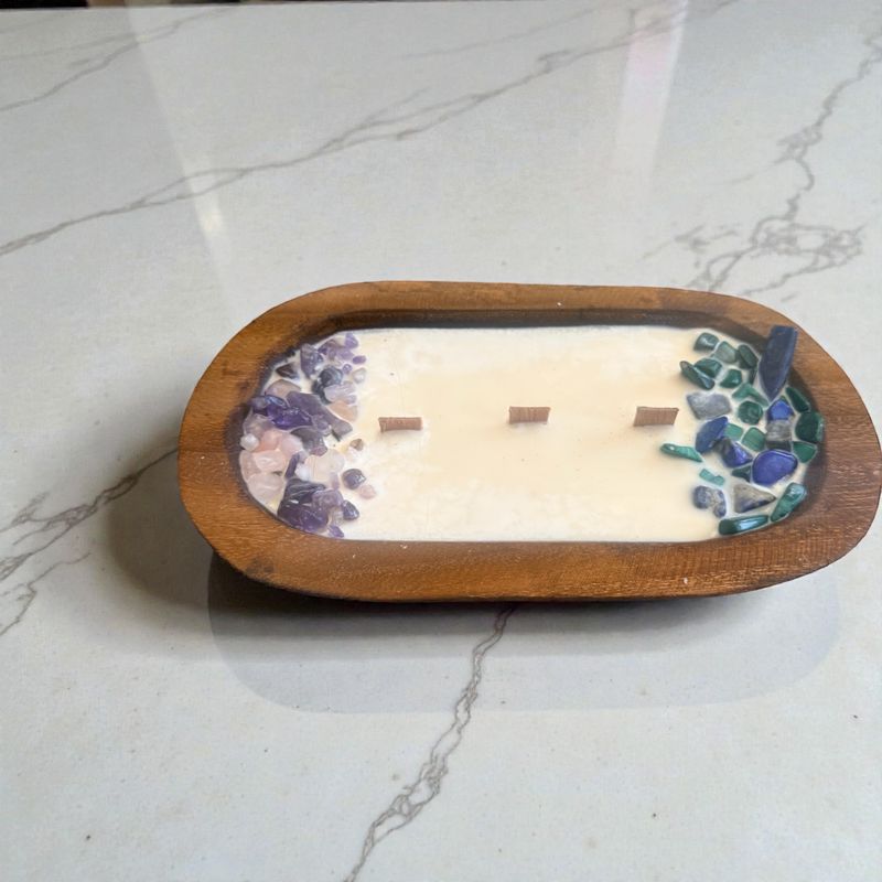 Vintage Dough Bowl Candle