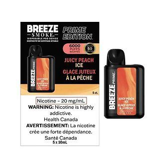 Breeze Prime 6000 - Juicy Peach Ice