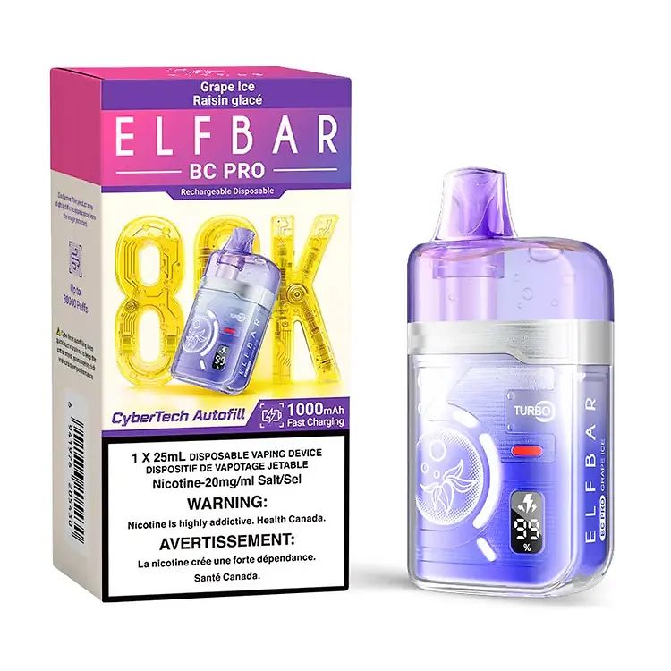 Elf Bar BC Pro 80k - Grape Ice