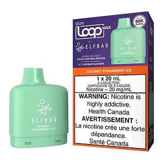 Elf Bar Loop Max 50k Pods - Coconut Strawberry Ice
