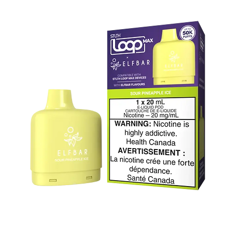 Elf Bar Loop Max 50k Pods - Sour Pineapple Ice