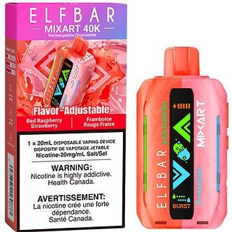 Elf Bar Mixart 40K - Red Raspberry Strawberry