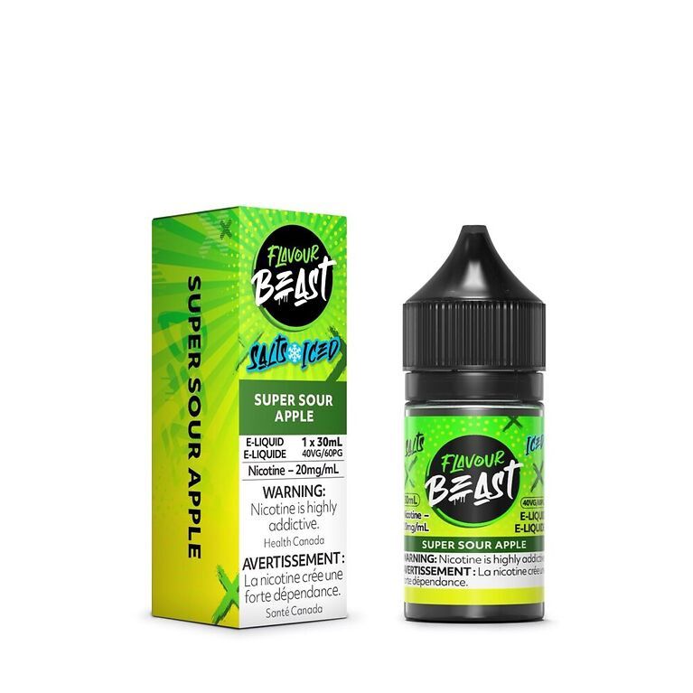 Flavour Beast - Super Sour Apple Iced 30 ml Salts