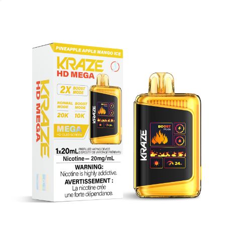 Kraze HD Mega 20K  - Pineapple Apple Mango Ice