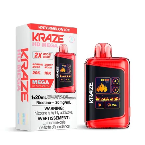 Kraze HD Mega 20K  - Watermelon Ice
