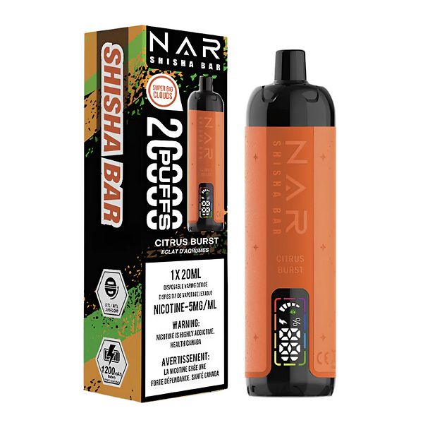 NAR Shisha Bar 20k - Citrus Burst