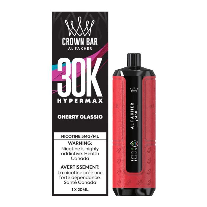 Al Fakher Crown Bar Hypermax 30K - Cherry Classic