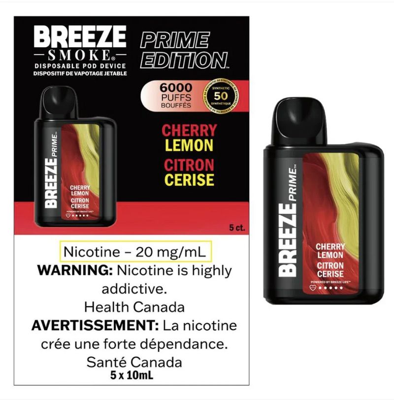 Breeze Prime 6000 - Cherry Lemon