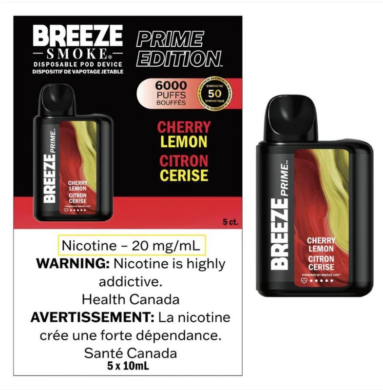 Breeze Prime 6000 - Cherry Lemon
