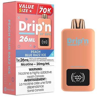 Drip'n 70k - Peach Blue Razz Ice