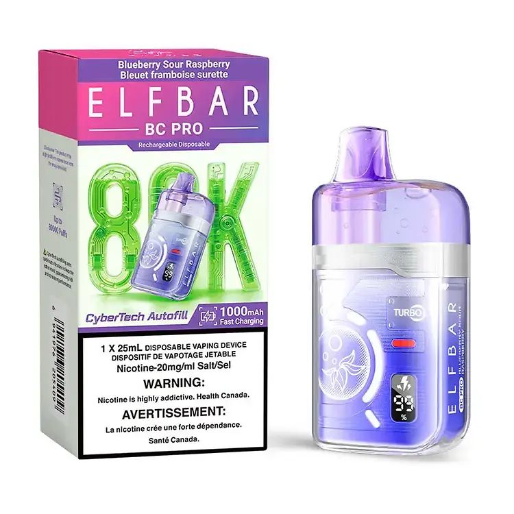 Elf Bar BC Pro 80k - Blueberry Sour Raspberry