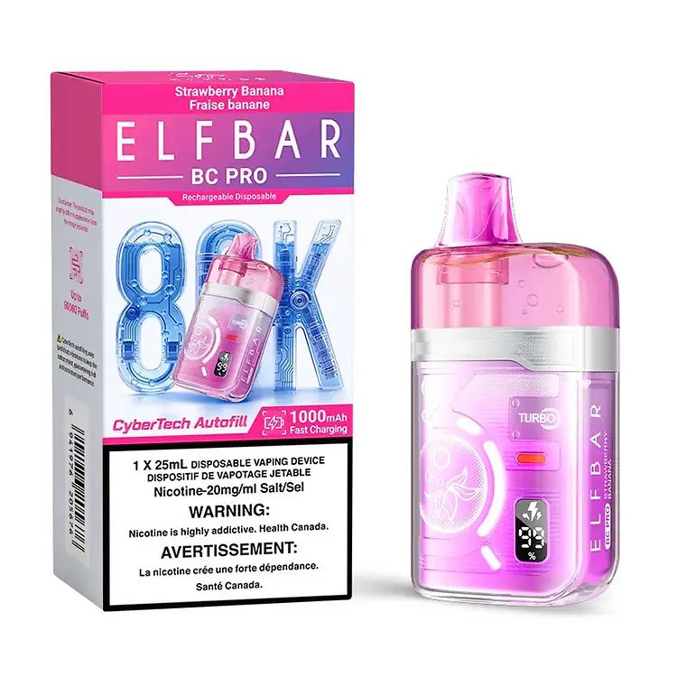 Elf Bar BC Pro 80k - Strawberry Banana