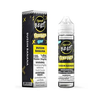 Flavour Beast - Bussin Banana Iced 60ml 3mg