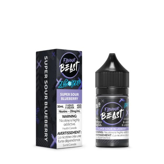 Flavour Beast - Super Sour Blueberry Iced 30 ml Salts