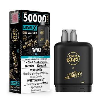 Flavour Beast Level X G2 Twelve Monkeys Ultra Pods 50K  - Tropika