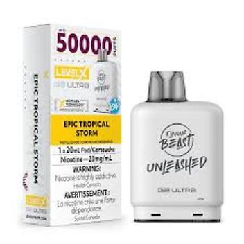 Flavour Beast Level X G2 Ultra Pods 50K  - Epic Tropical Storm Iced