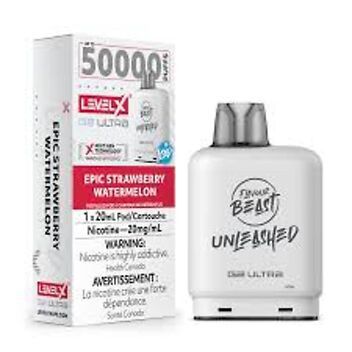 Flavour Beast Level X G2 Ultra Pods 50K  - Epic Strawberry Watermelon Iced