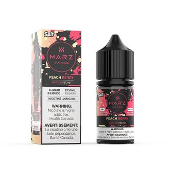 Marz Vapour 30ml Salts - Peach Berry