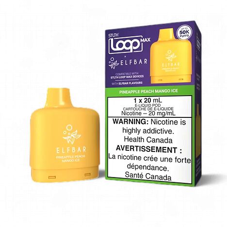 Elf Bar Loop Max 50k Pods - Pineapple Peach Mango Ice