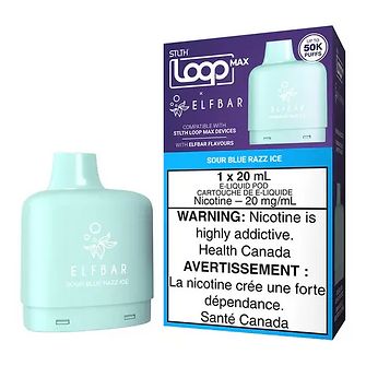 Elf Bar Loop Max 50k Pods - Sour Blue Razz Ice