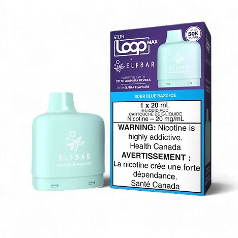 Elf Bar Loop Max 50k Pods - Sour Blue Razz Ice