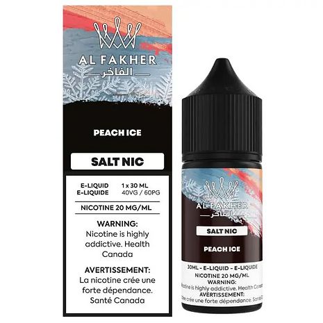 Al fakher 30ml Salts - Peach Ice