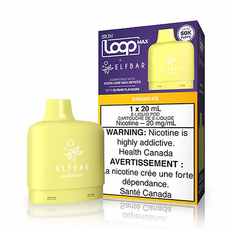 Elf Bar Loop Max 50k Pods - Banana Ice