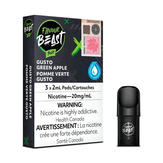 Flavour Beast - Gusto Green Apple Pods