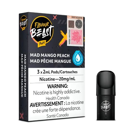 Flavour Beast - Mad Mango Peach Pods