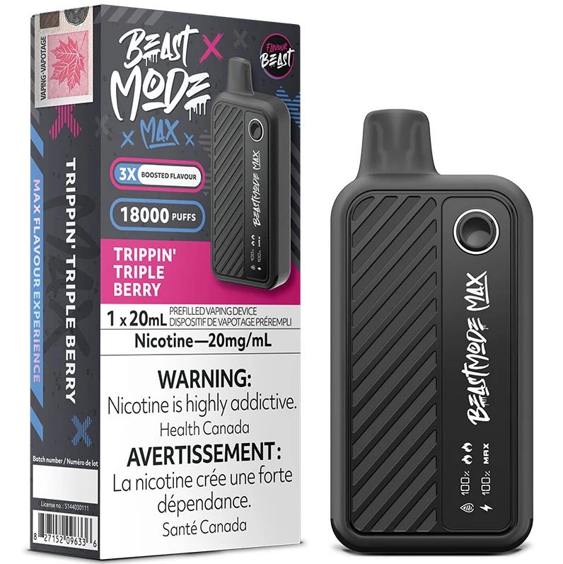 Flavour Beast Max 18k - Trippin’ Triple Berry