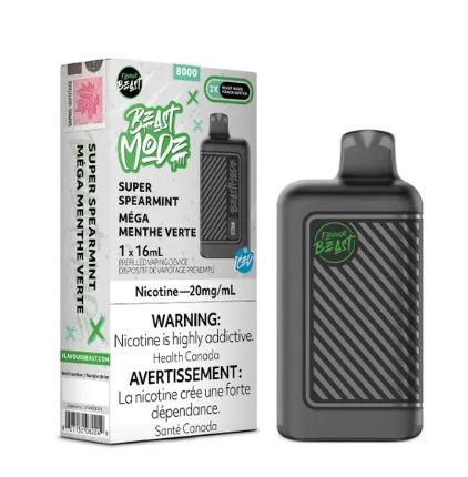 Flavour Beast Mode 8000 - Super Spearmint Iced