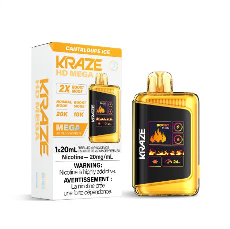 Kraze HD Mega 20K  - Cantaloupe Ice