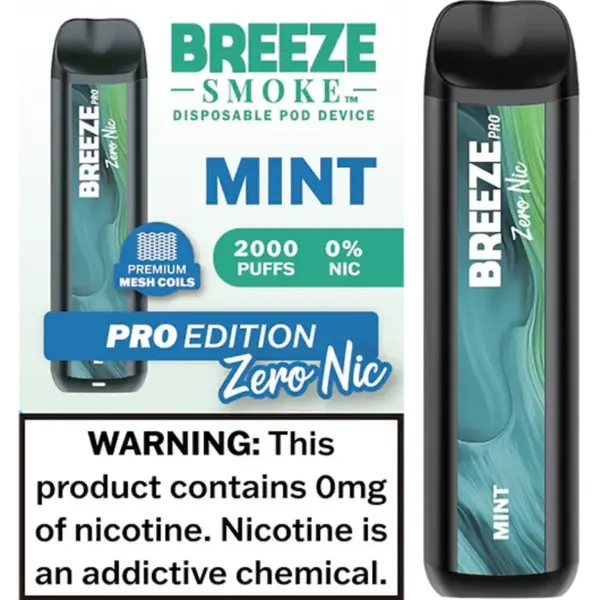 Breeze Pro 2000 Zero Nic - Mint