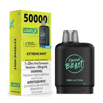 Flavour Beast Level X G2 Ultra Pods 50K  - Extreme Mint Iced