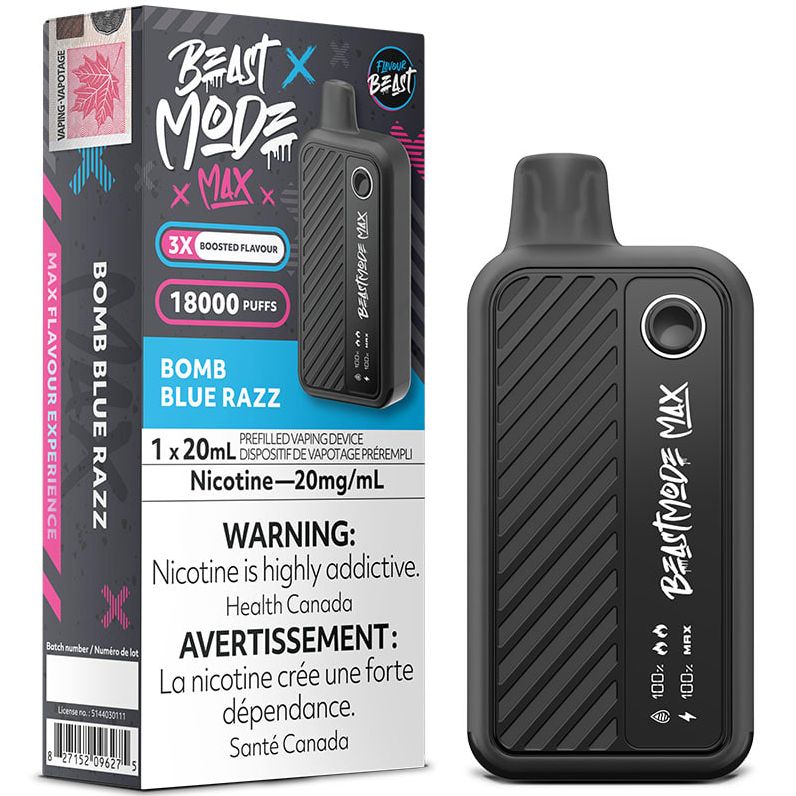 Flavour Beast Max 18k - Bomb Blue Razz