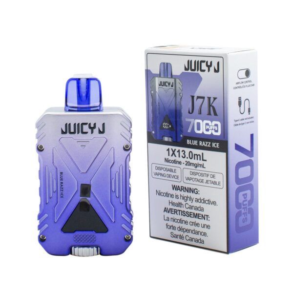 Juicy J 7000 - Blue Razz Ice